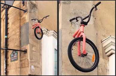 Vélo mural, Paris